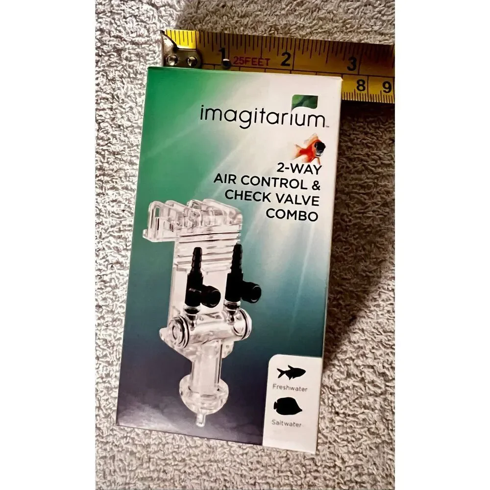 Imagitarium 2 Way Air Control & Check Valve New In Box Good For Fresh & Marine